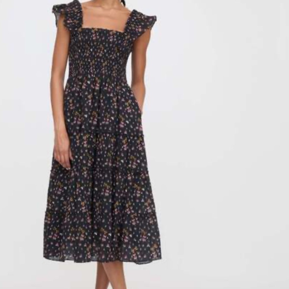 NWT Hill house midi nap dress, size XS in lucky charm print.